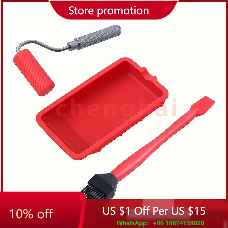 Woodworking Easy Projects - Silicone Glue Roller with Tray 1-7/8