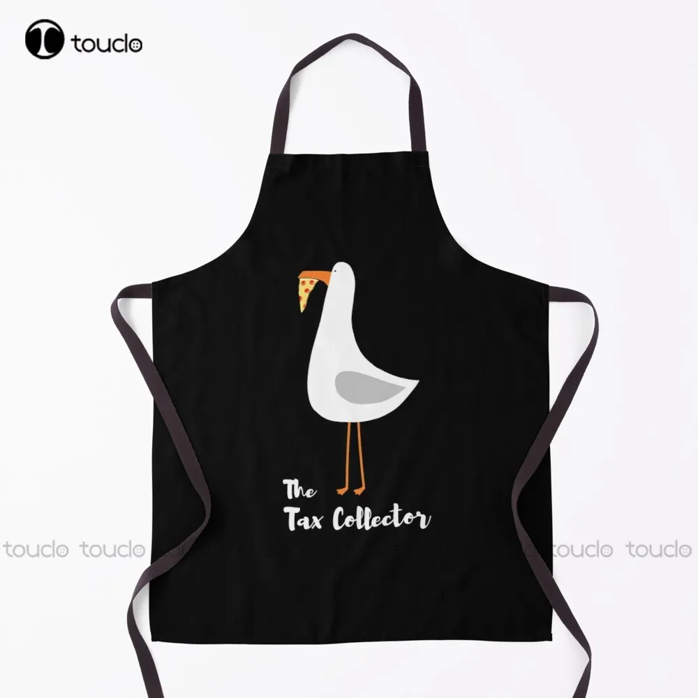 Woodworking Apron - New Seagull Funny Tax Collector Pizza