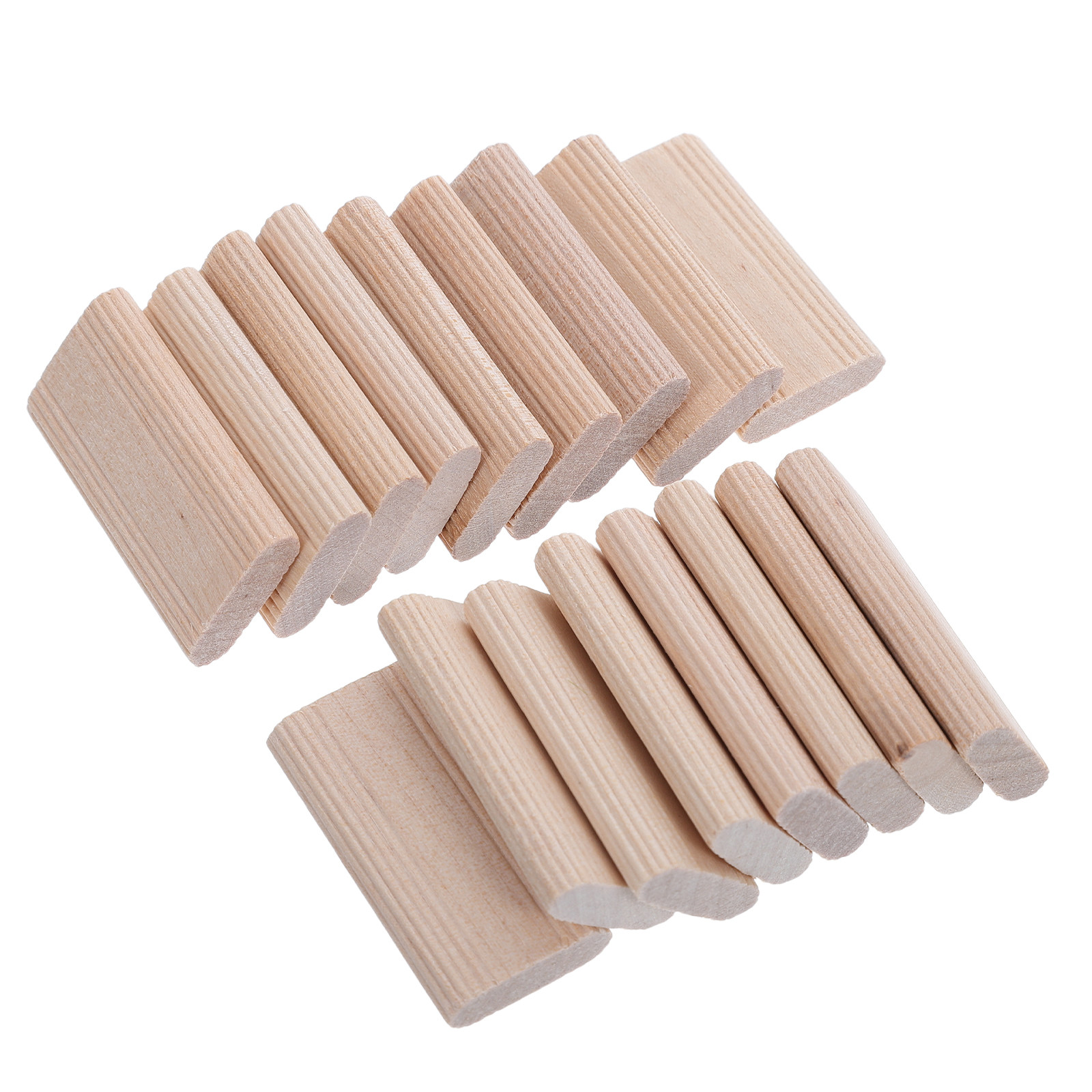 Woodworking Joinery - 30Pcs Beech Wood Tenons Panel Connectors