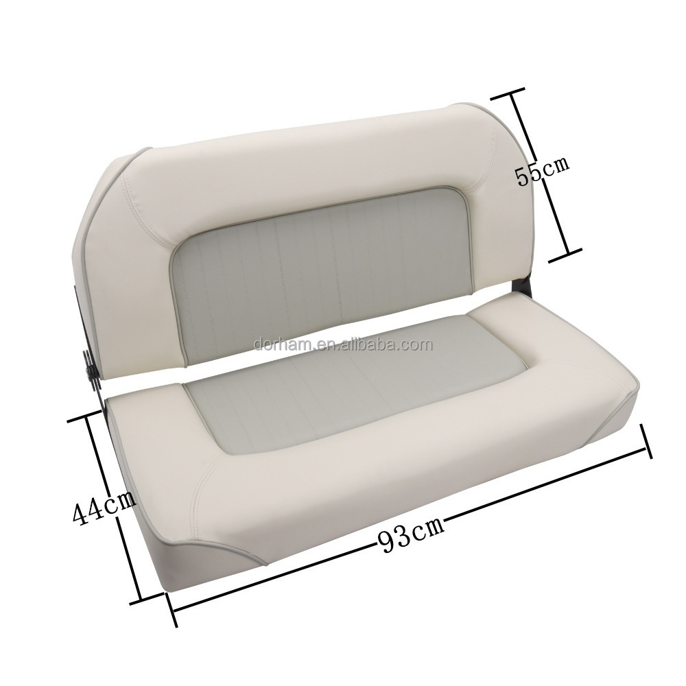 Woodworking Outdoor Furniture - Marine Double Folding Bench Seat Low