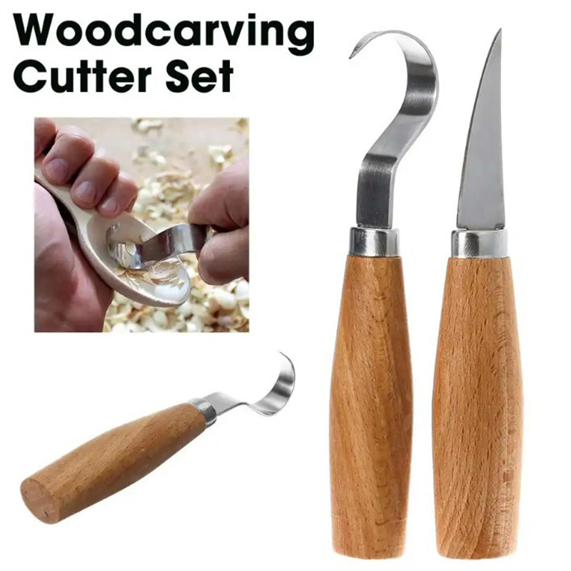 Woodworking Joinery - Wood Carving Knife Chisel Hook Knife