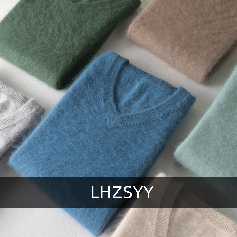 Woodworking Brand - LHZSYY Men's 100% Mink Cashmere Large