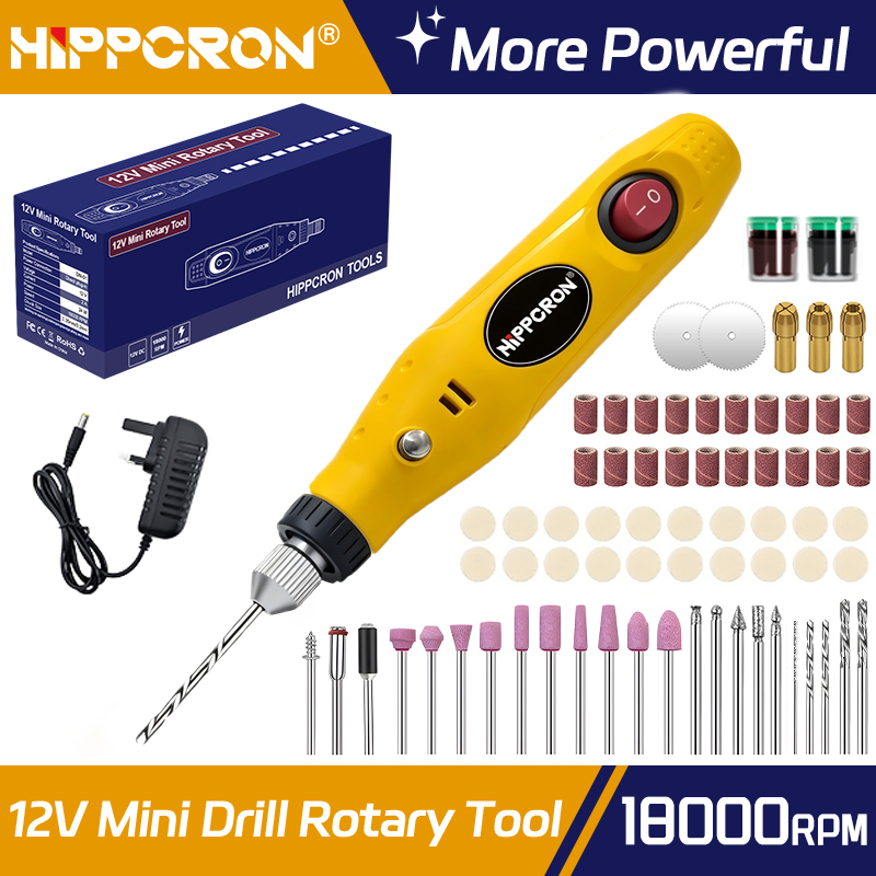 Woodworking Joinery - Hippcron Mini Handheld Electric Drill Pen