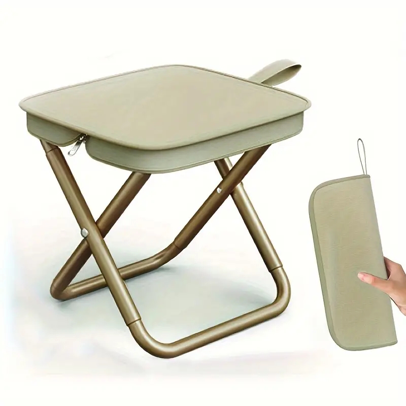 Woodworking Outdoor Furniture - Outdoor folding pencil case small stool