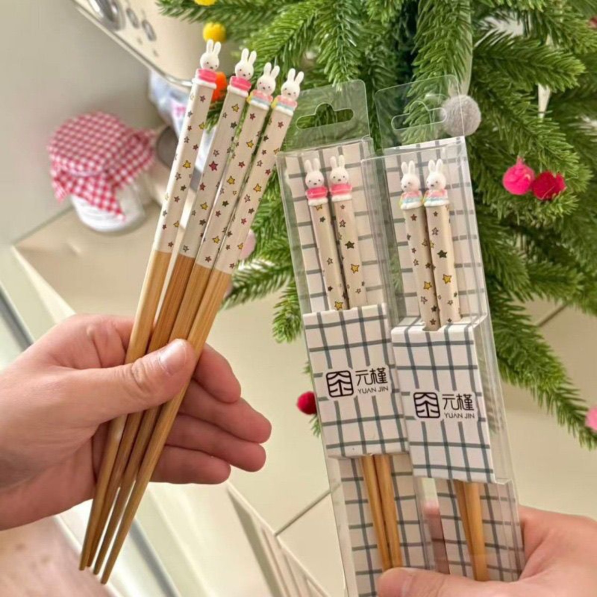 Kawaii Miffy Rabbit Chopsticks - огляд і ціна Woodworking Ideas