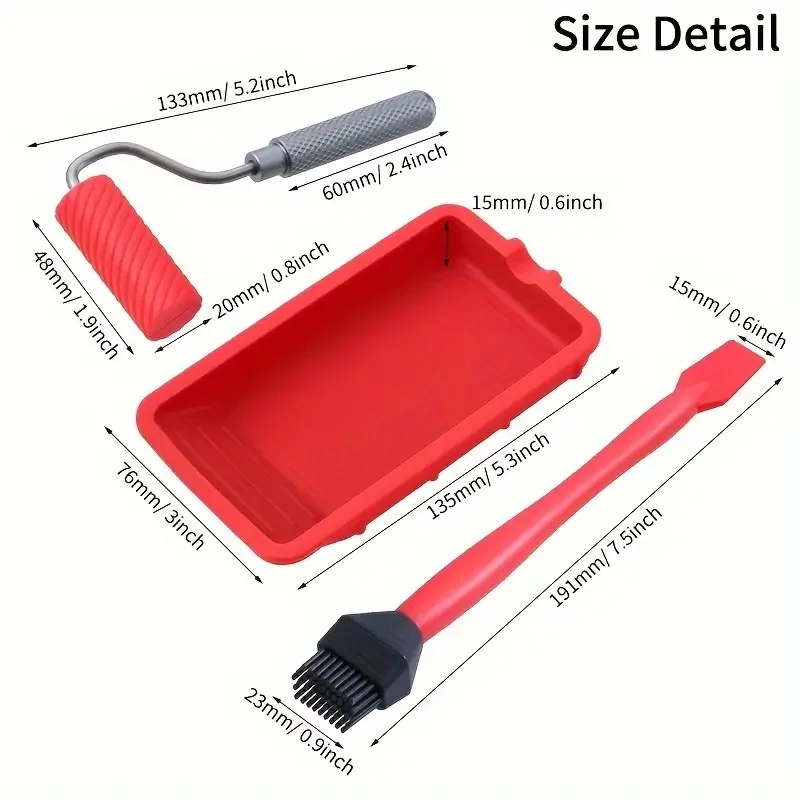Silicone Glue Roller with Tray - огляд і ціна Woodworking Easy Projects