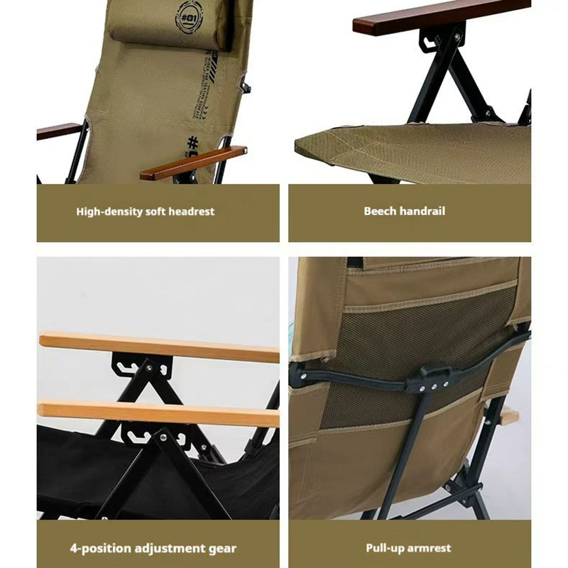 Folding High Back Beach Campin - огляд і ціна Woodworking Outdoor Furniture