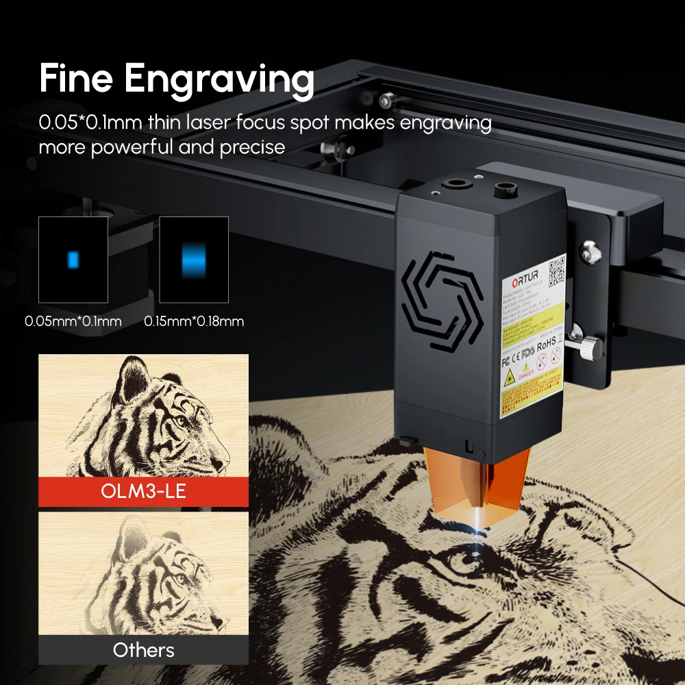 ORTUR OLM3 LE 10w Laser Engrav - огляд і ціна Woodworking App