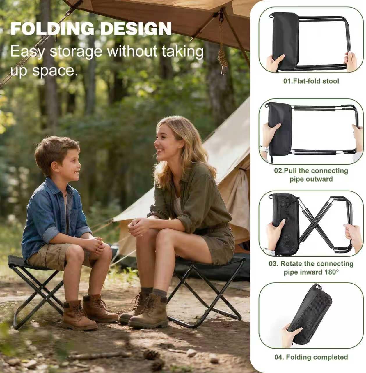 GMOX Camping Stool Portable Ch - огляд і ціна Woodworking Outdoor Furniture
