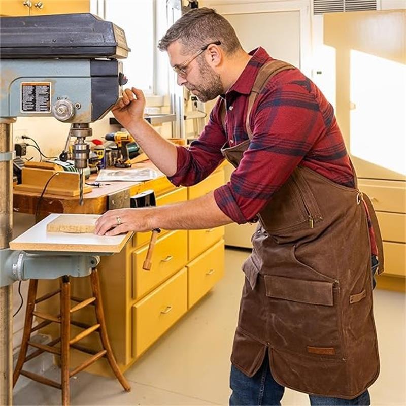 Wax Heavy Thickened Canvas Apr - огляд і ціна Woodworking Apron