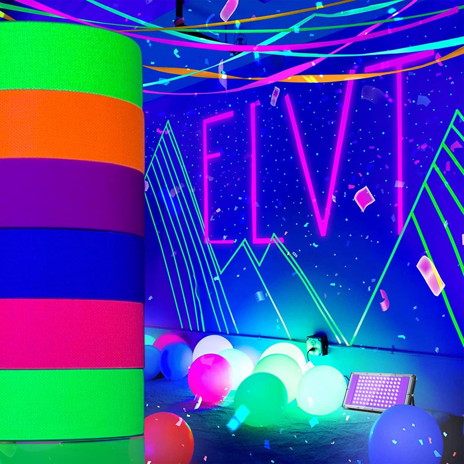 Neon light cloth tape, UV part - огляд і ціна Woodworking Uv Light