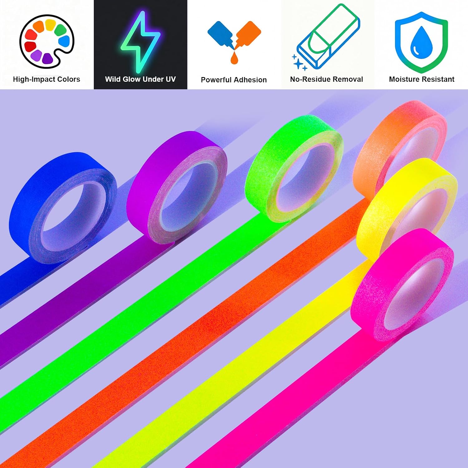 Neon light cloth tape, UV part - огляд і ціна Woodworking Uv Light