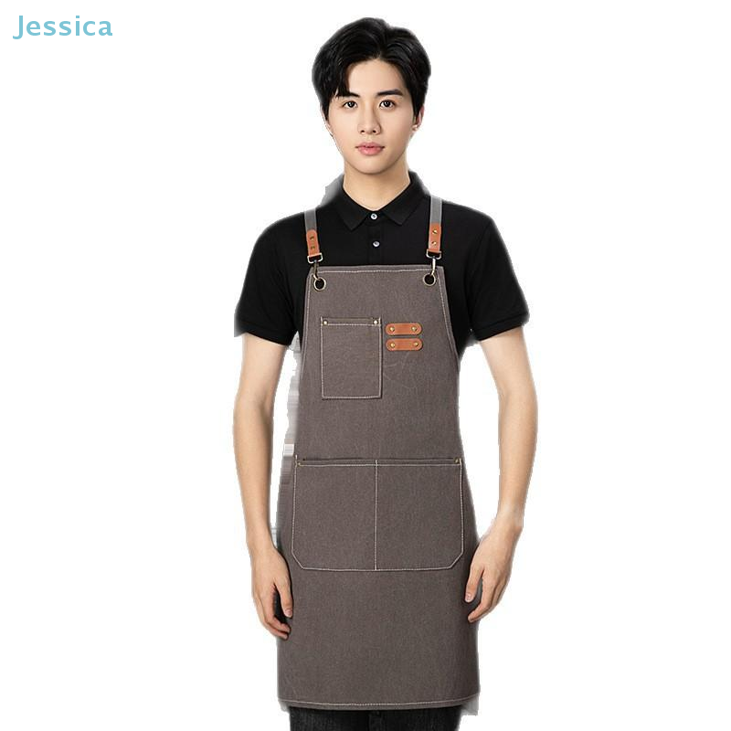 ♥Black Denim Apron with Multip - огляд і ціна Woodworking Apron
