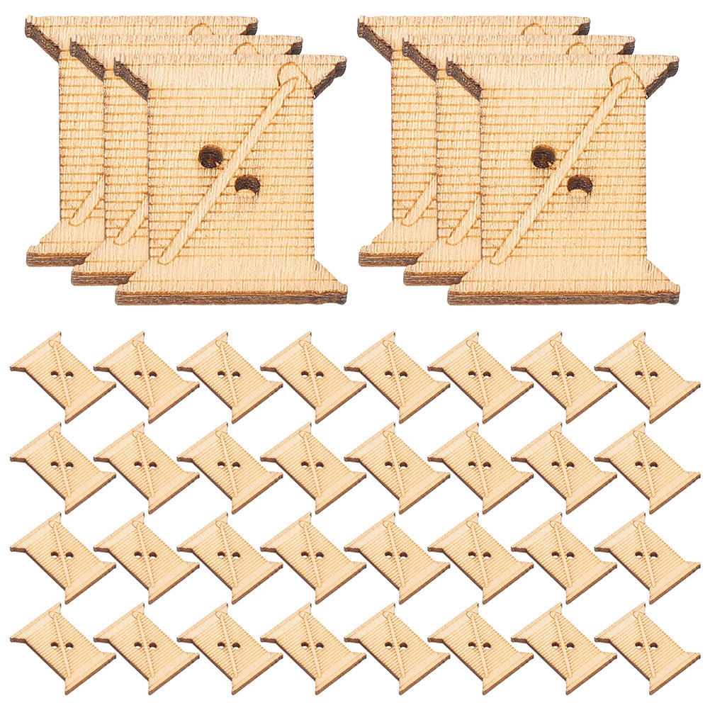 100Pcs Wooden Embroidery Floss - огляд і ціна Woodworking Hobbies