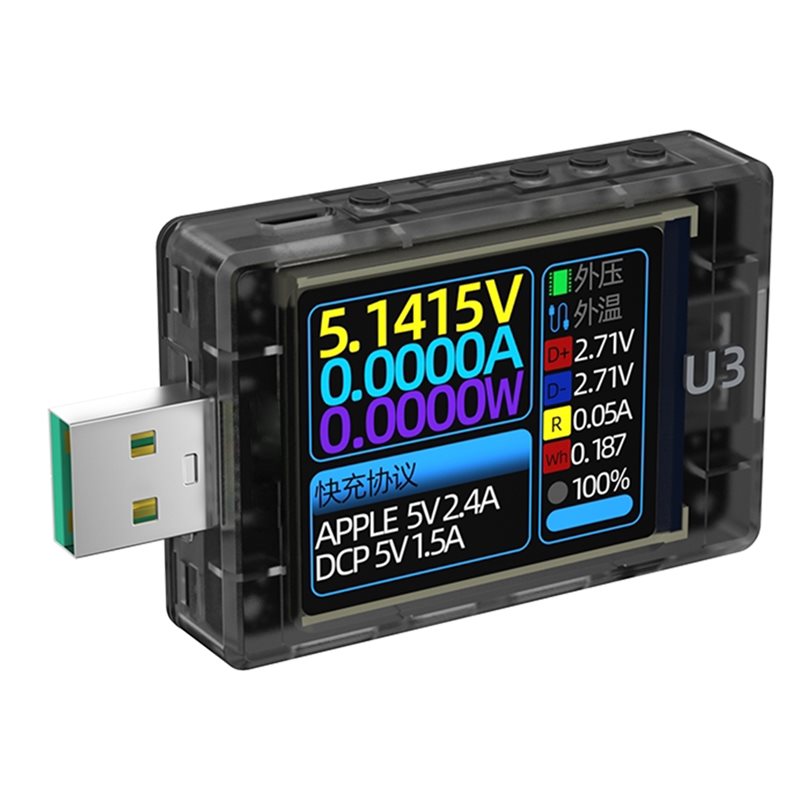 ABUI-USB Tester U3 3.1 PD Deco - огляд і ціна Woodworking Qc