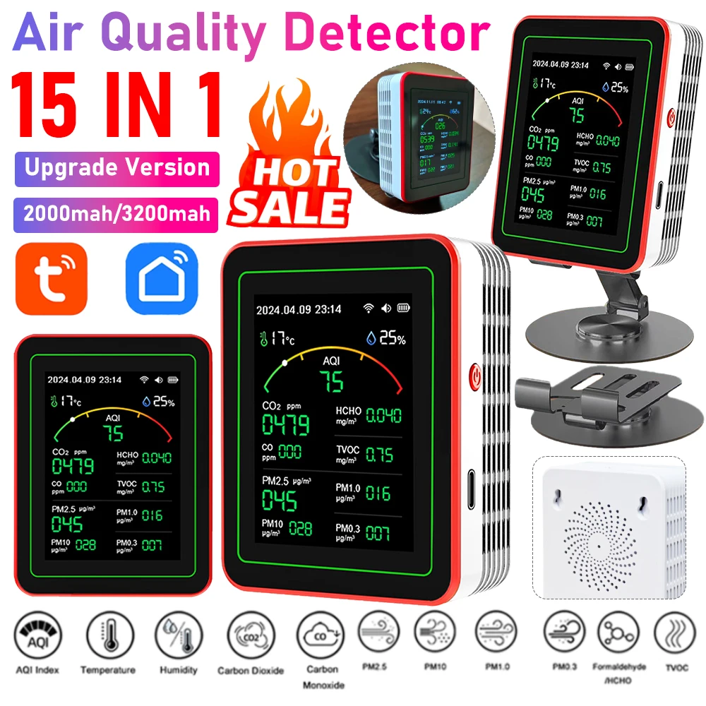 Tuya WiFi 15-in-1 Indoor Air Q - огляд і ціна Woodworking App