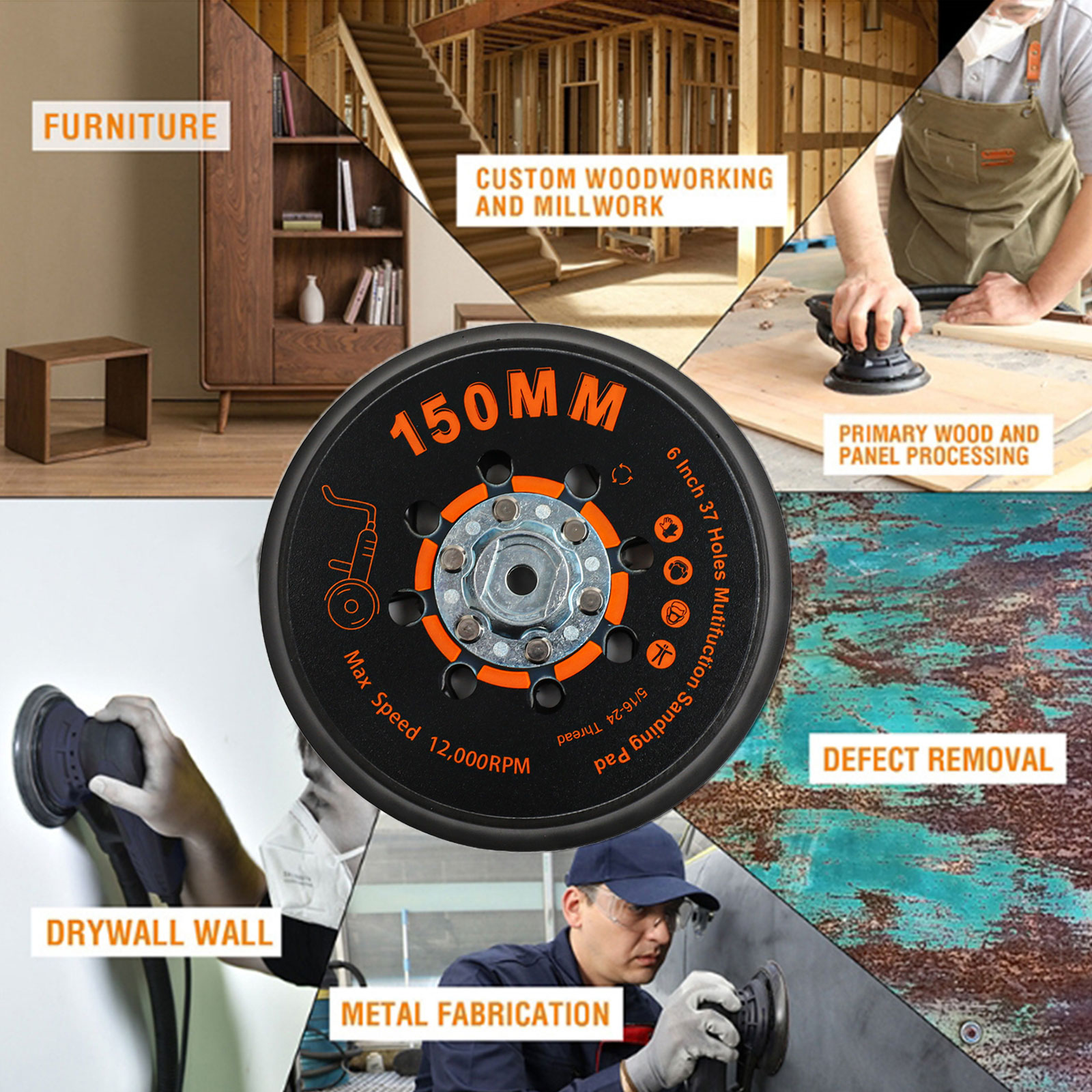 For DIY Projects Backing Pad O - огляд і ціна Woodworking Easy Projects
