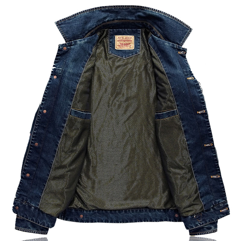 High Quality Men's Denim Jacke - огляд і ціна Woodworking Brand