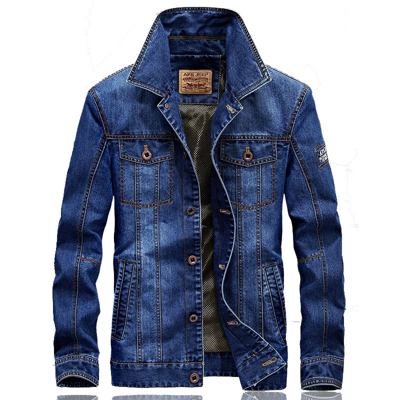 High Quality Men's Denim Jacke - огляд і ціна Woodworking Brand