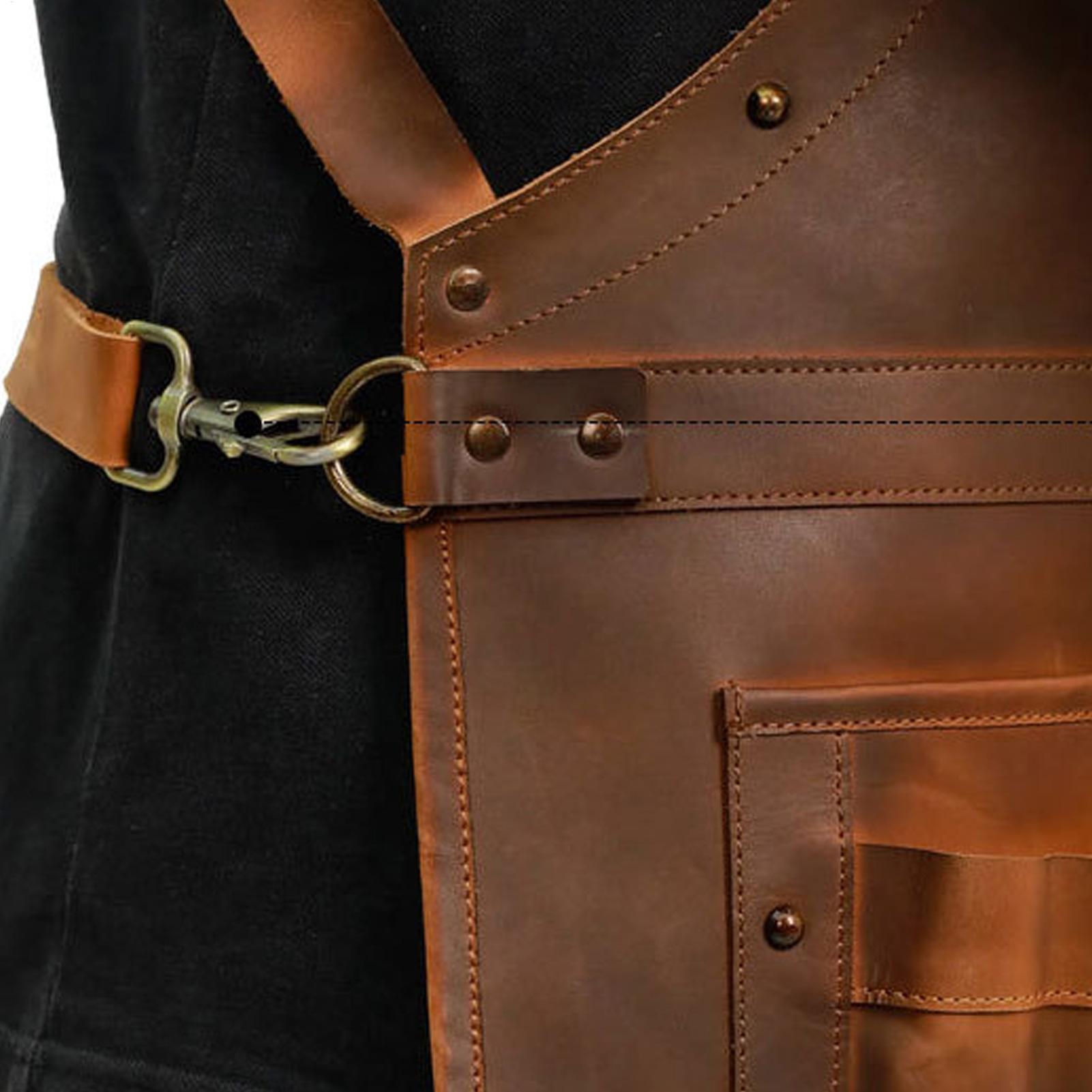 Leather Apron with Multiple Po - огляд і ціна Woodworking Apron
