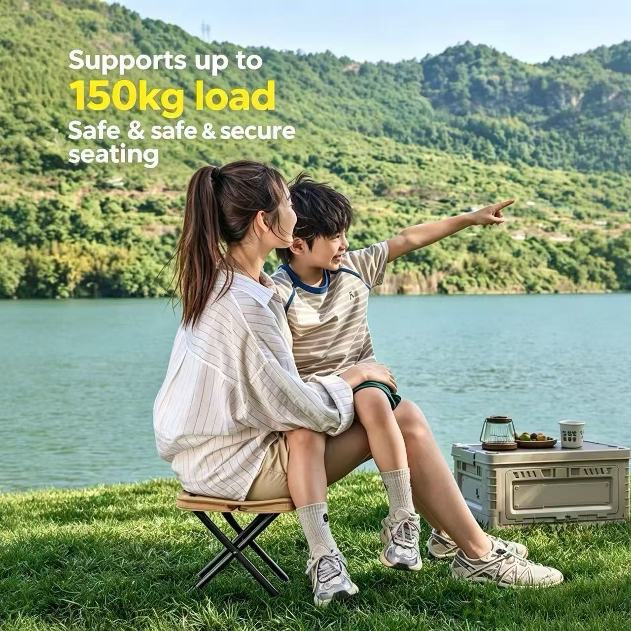 Magza Portable Folding Stool U - огляд і ціна Woodworking Outdoor Furniture
