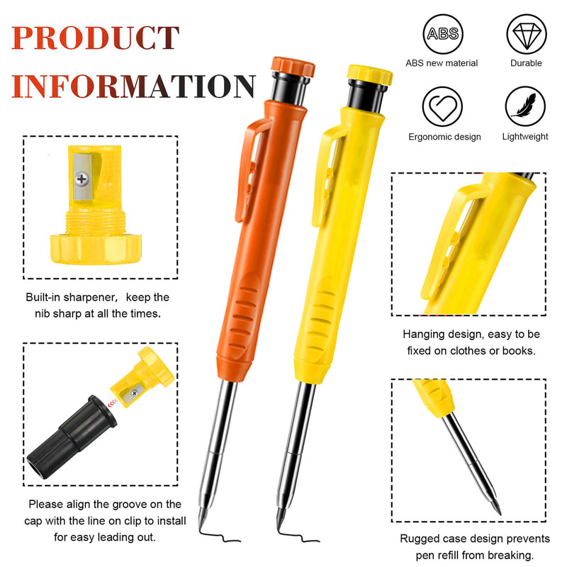 2.8mm Long Headed Solid Carpen - огляд і ціна Woodworking Marking Knife