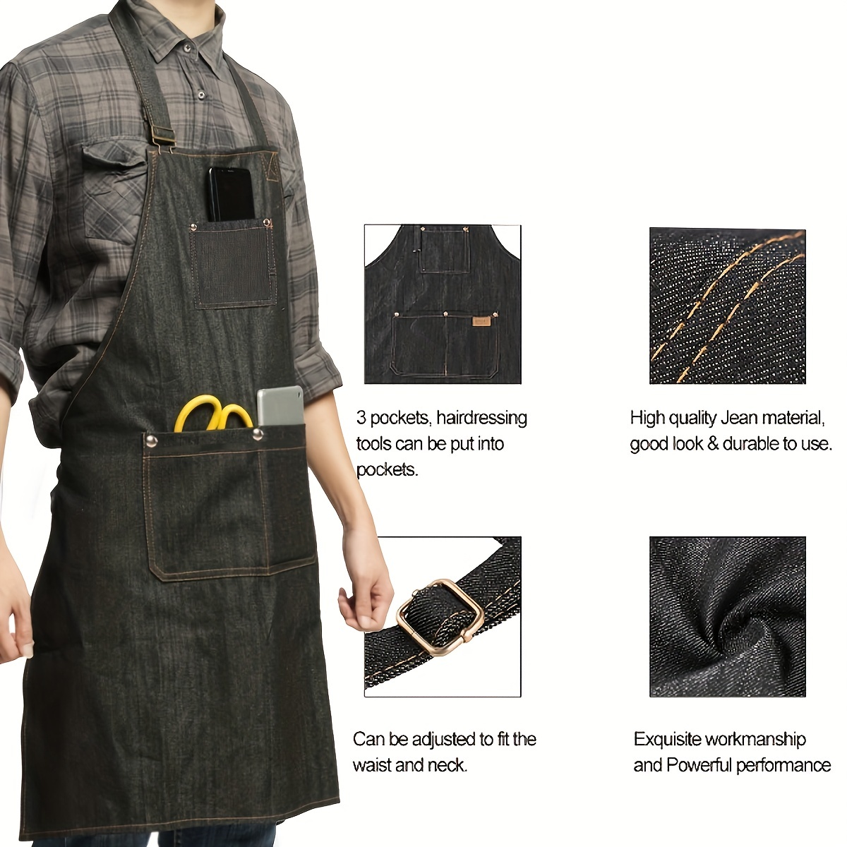 Lightweight Denim Jean Tool Ap - огляд і ціна Woodworking Apron