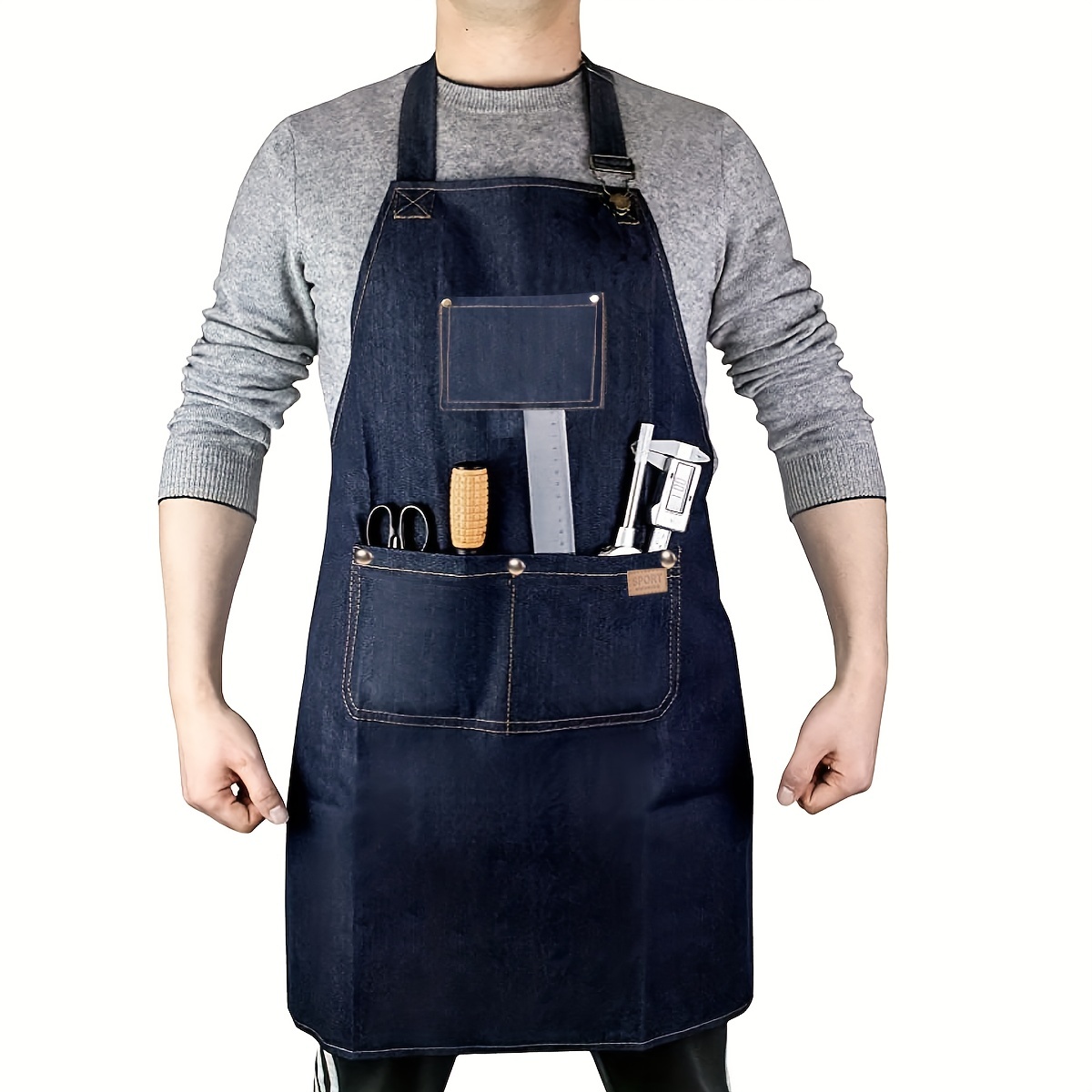 Lightweight Denim Jean Tool Ap - огляд і ціна Woodworking Apron