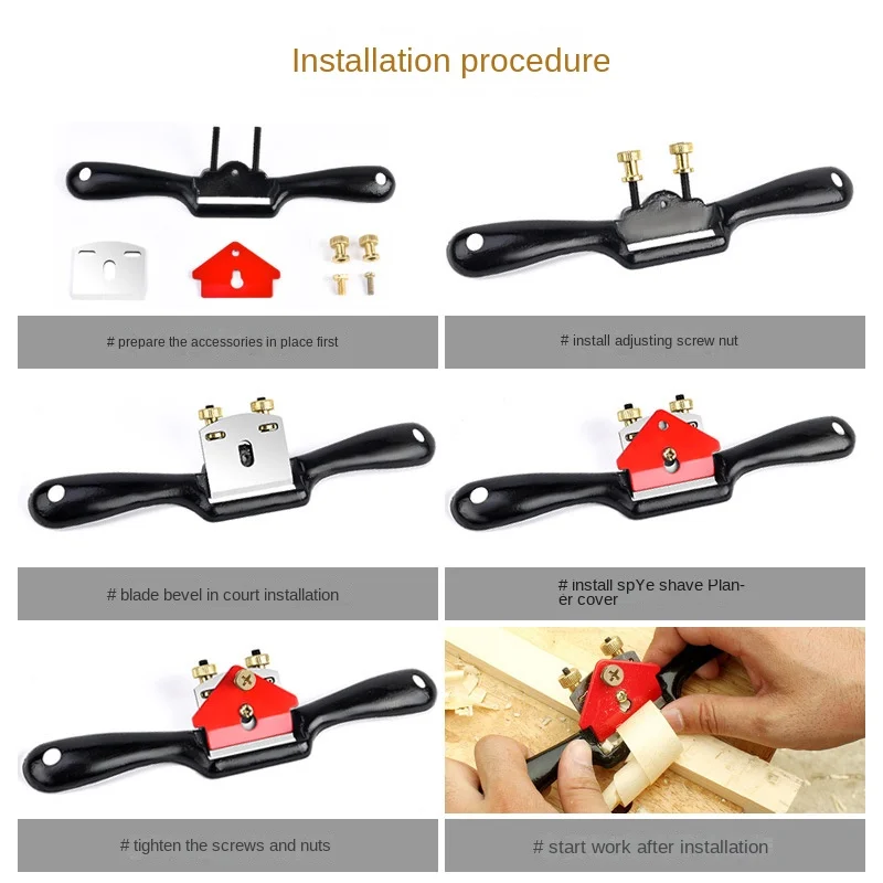 Adjustable Flat Base Spokeshav - огляд і ціна Spokeshave Flat