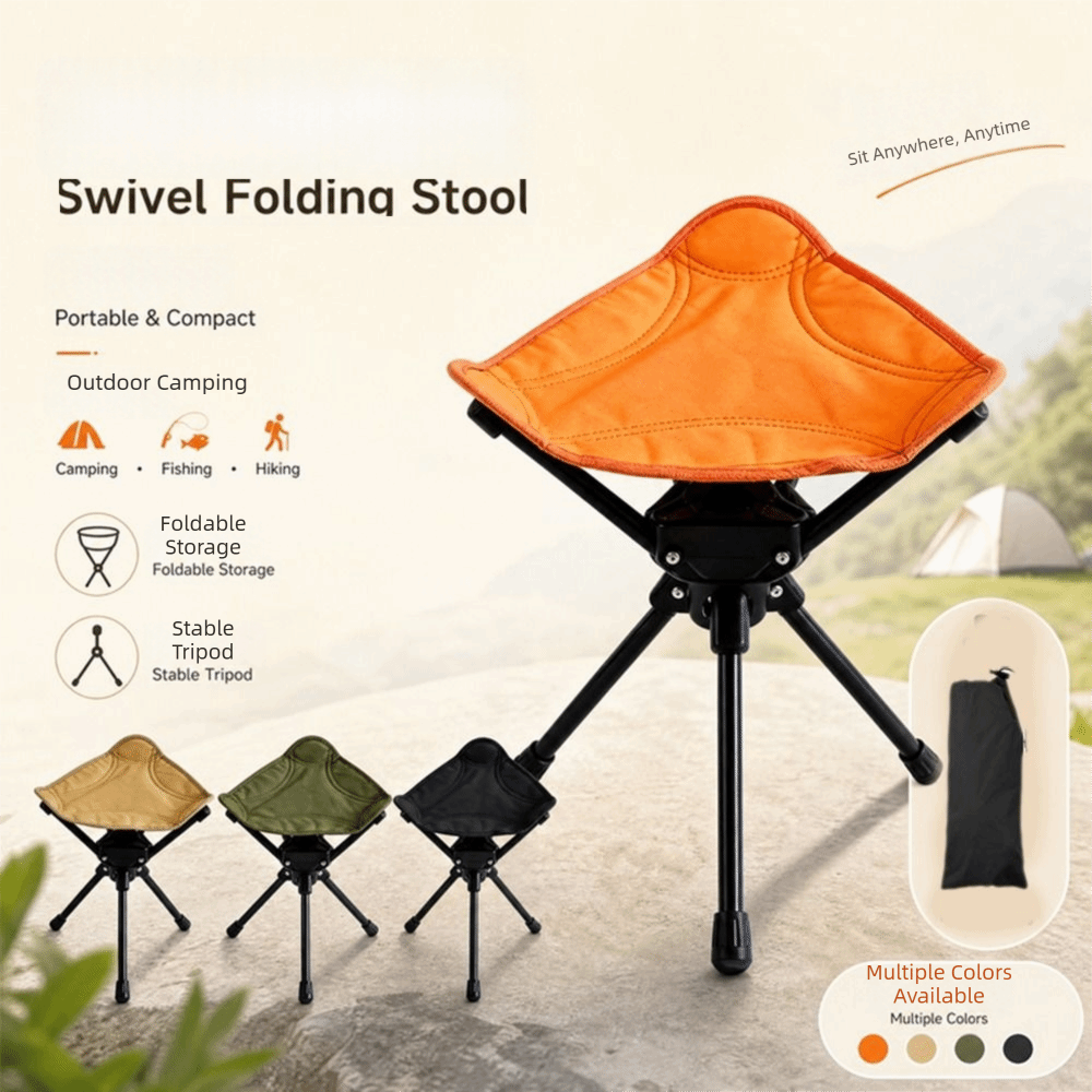 Three Legged Folding Rotating  - огляд і ціна Woodworking Outdoor Furniture