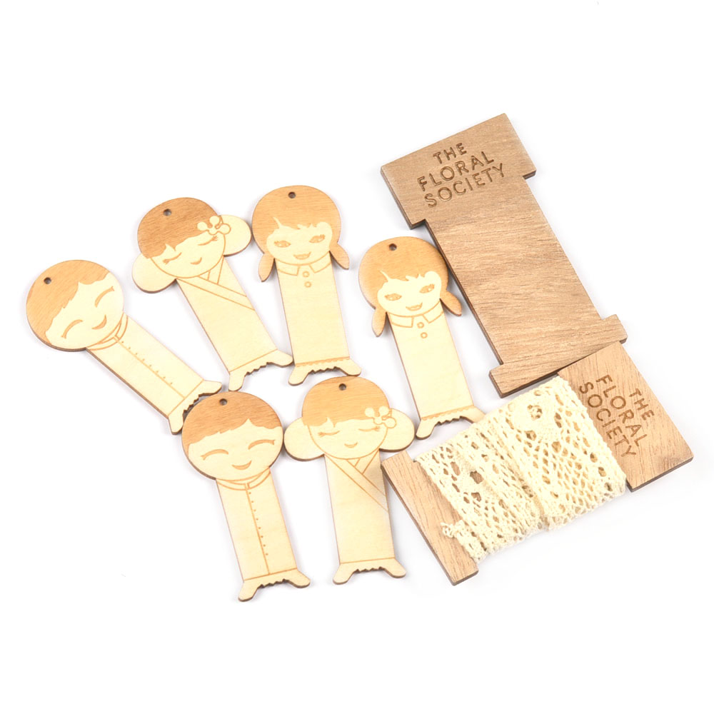 10Pcs Lovely Girl/Boy Wooden B - огляд і ціна Woodworking Ideas