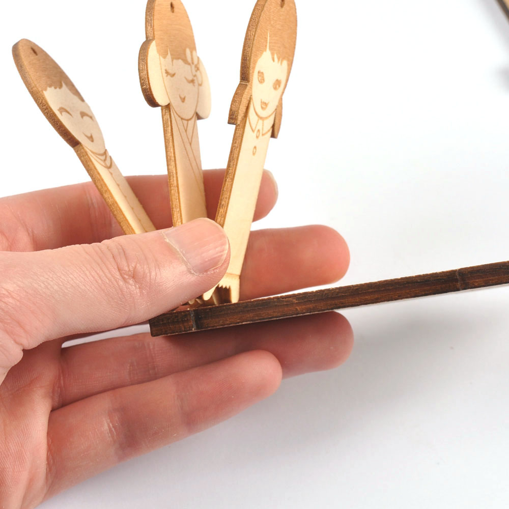 10Pcs Lovely Girl/Boy Wooden B - огляд і ціна Woodworking Ideas