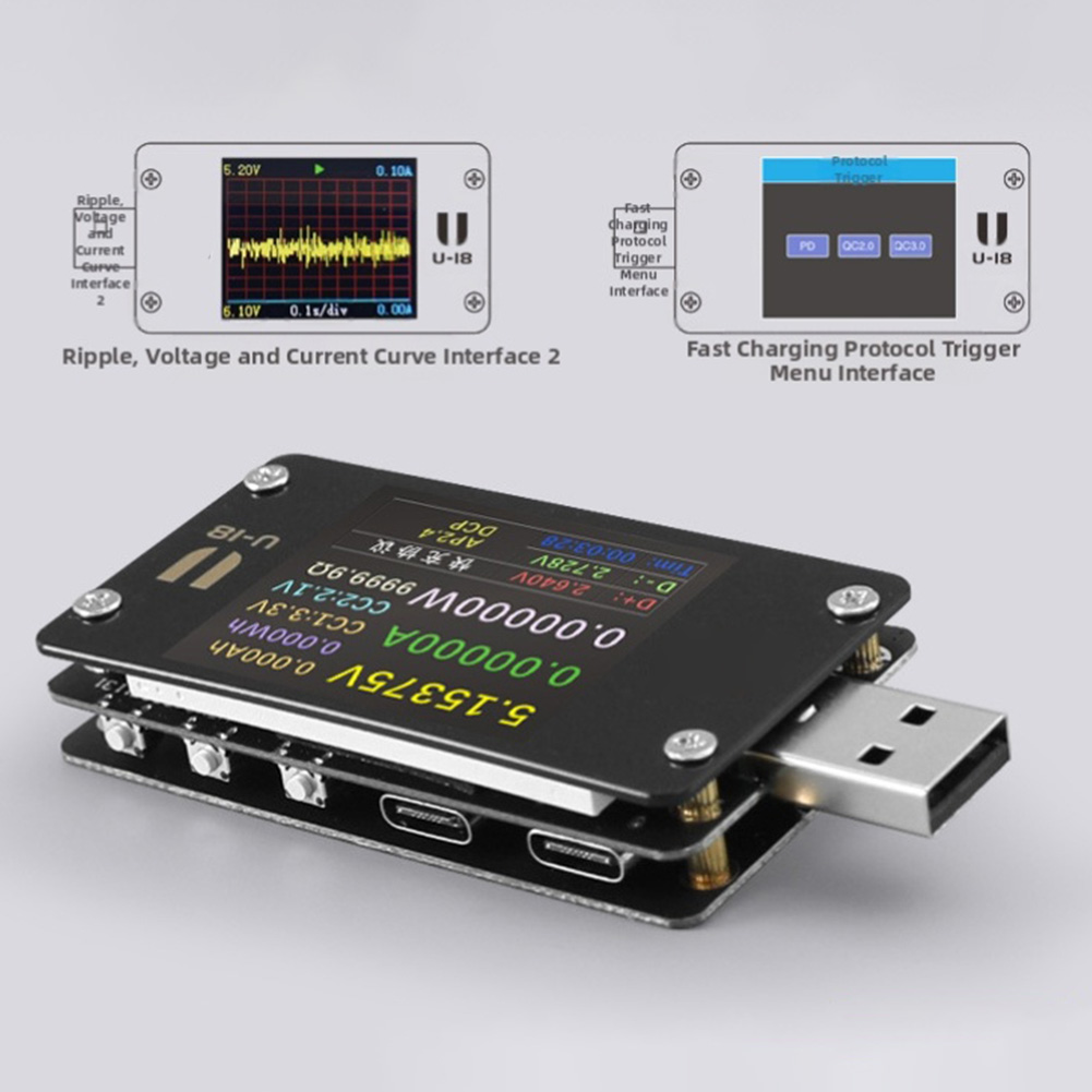 U18 USB Ammeter Voltmeter 6.5A - огляд і ціна Woodworking Qc