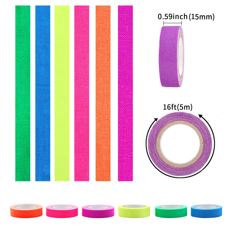 5Meter 6 Colors Neon Gaffer Cl - огляд і ціна Woodworking Uv Light